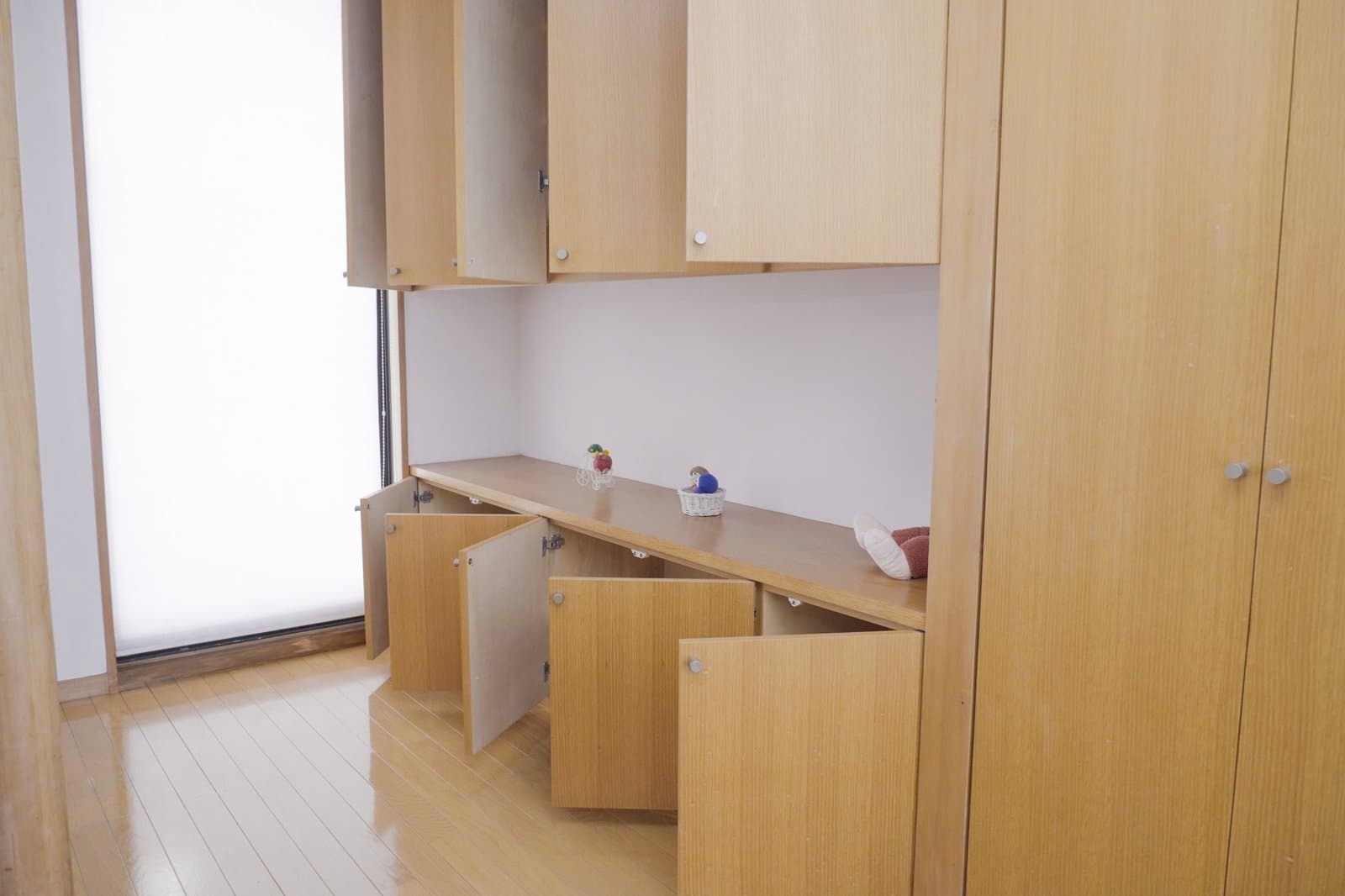 玄関収納（扉を開けた状態）